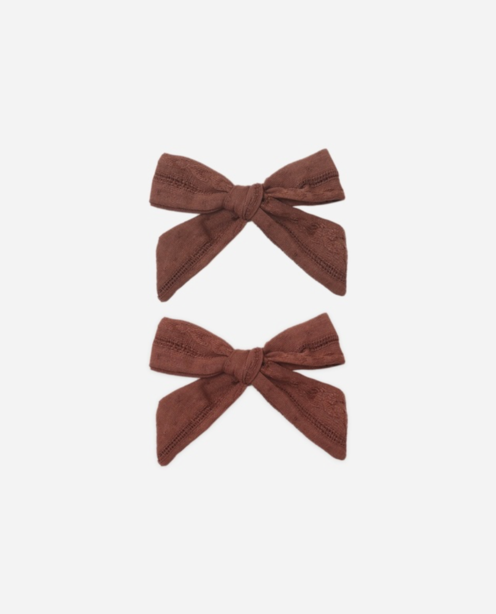 Rylee + Cru Bow Set | Mulberry
