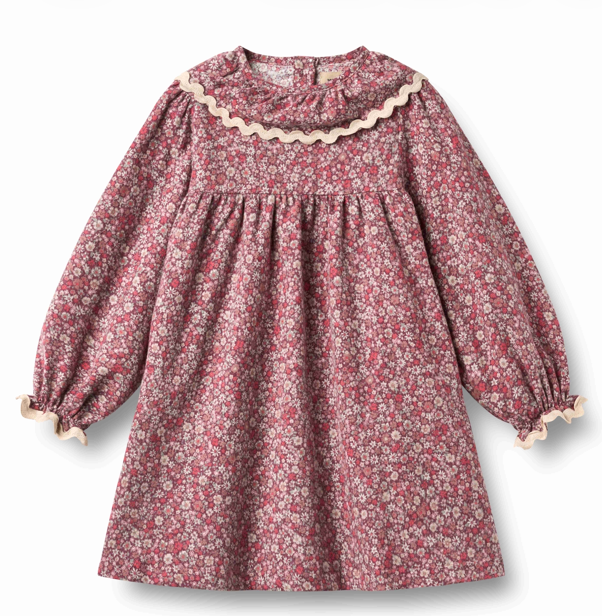 Wheat Long Sleeve Collar Dress | Elvira