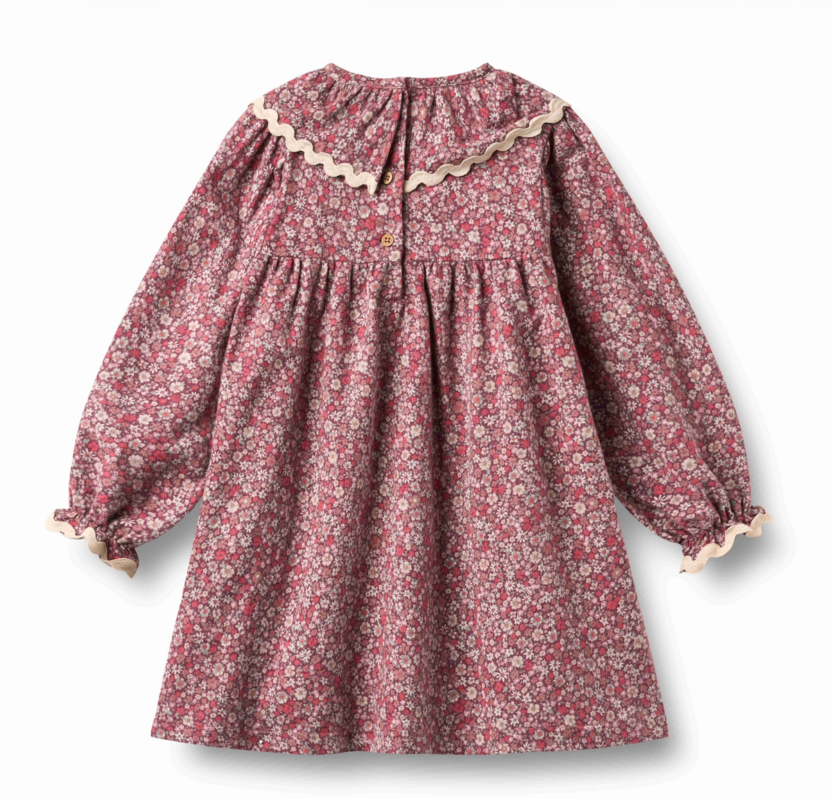 Wheat Long Sleeve Collar Dress | Elvira