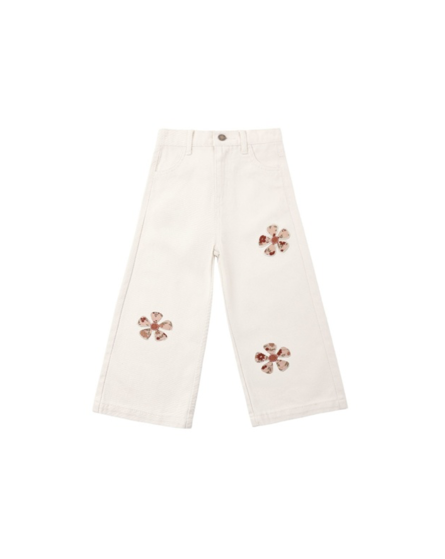 Rylee + Cru Straight Leg Pant | Daisy Patches