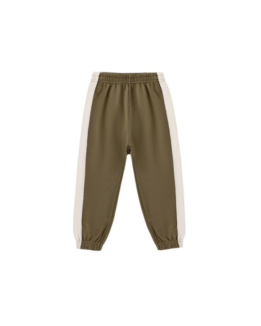 Rylee + Cru Paneled Sweatpant | Olive