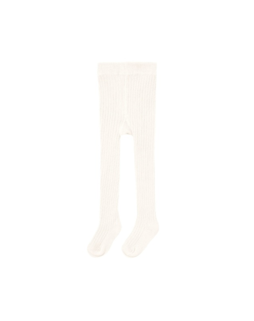 Rylee + Cru Ribbed Tights | Natural