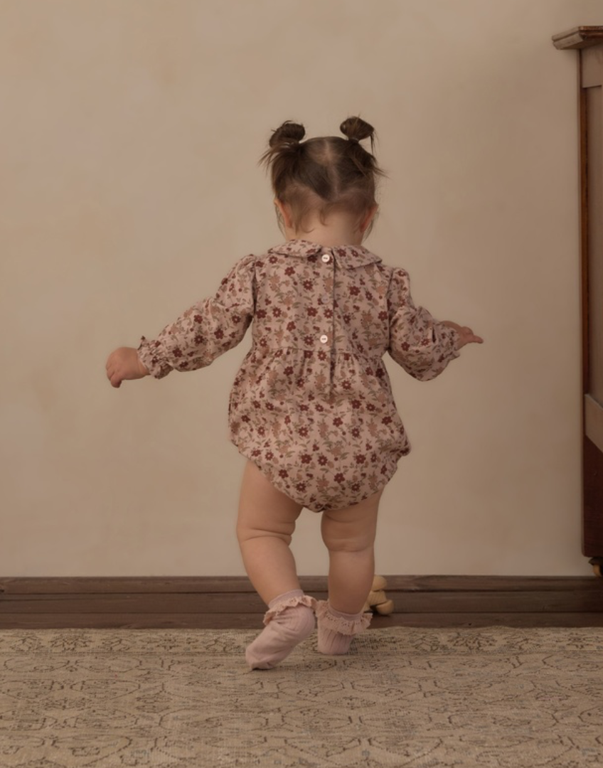Rylee + Cru Cora Romper | Pink Floral