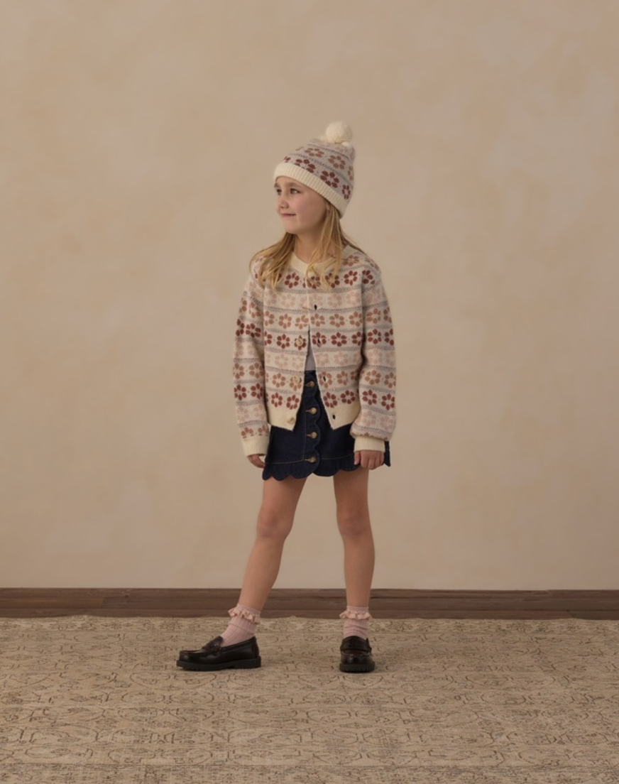 Rylee + Cru Cheyenne Cardigan | Flower Fair Isle