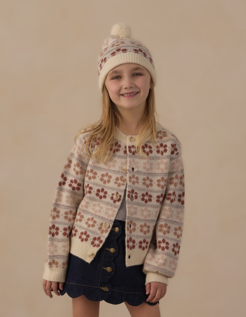 Rylee + Cru Cheyenne Cardigan | Flower Fair Isle