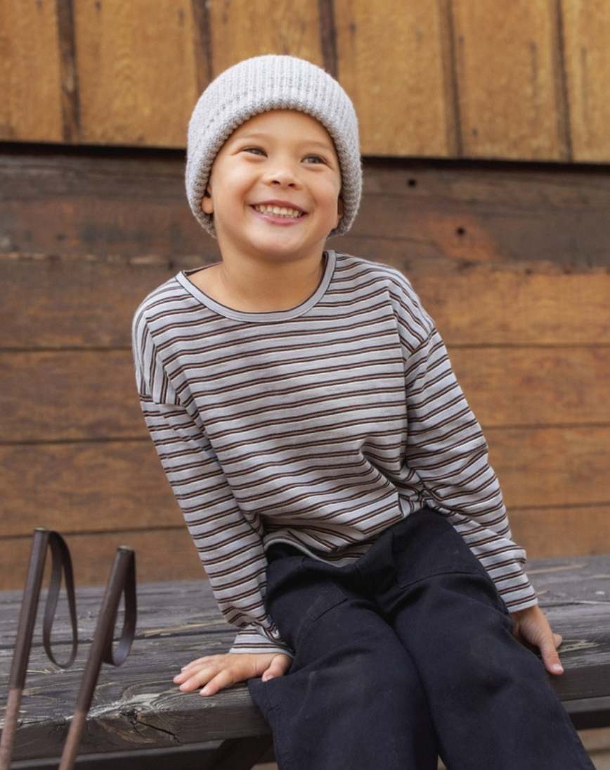 Rylee + Cru Long Sleeve Tee | Vintage Stripe