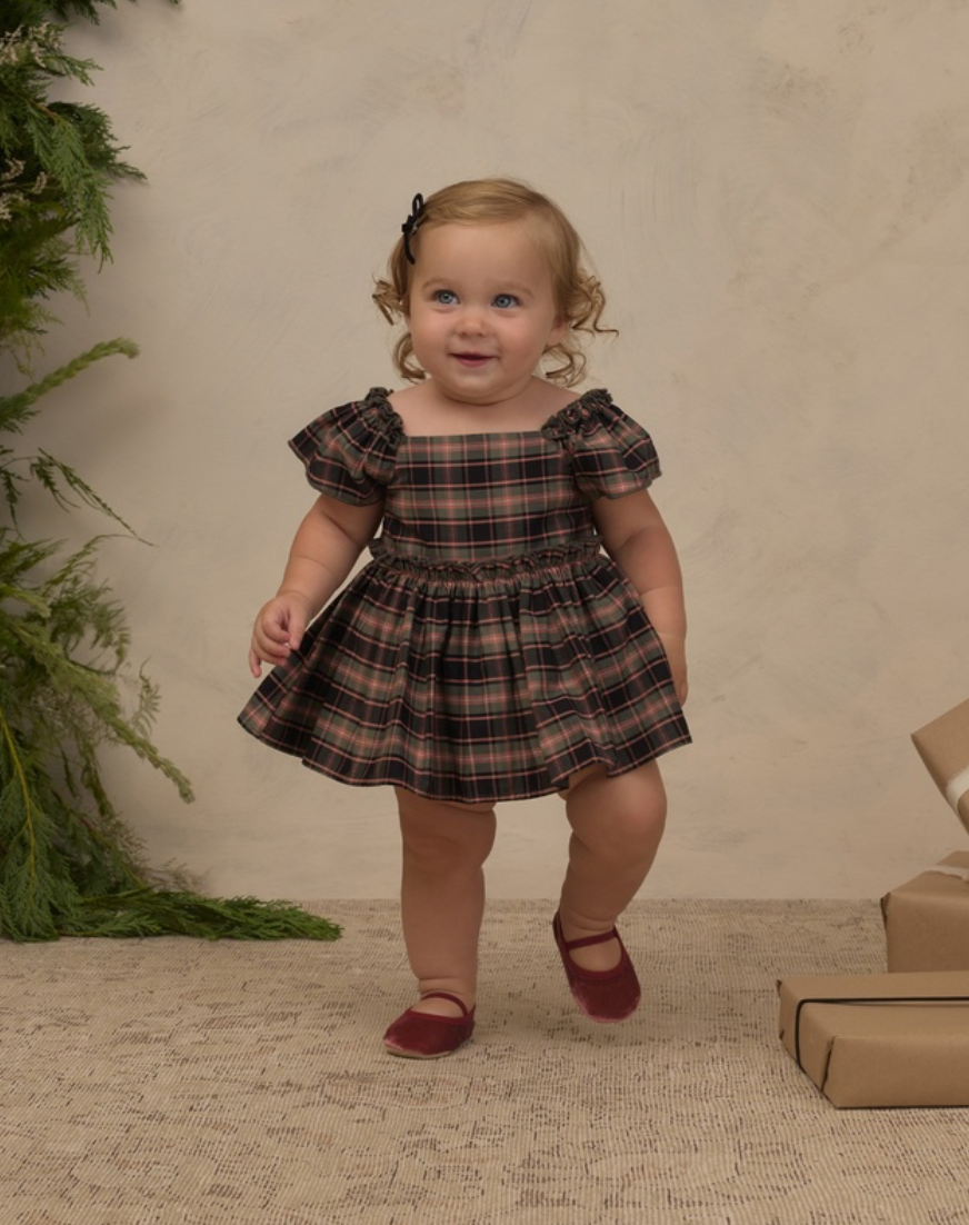 Noralee Margot Romper | Tartan