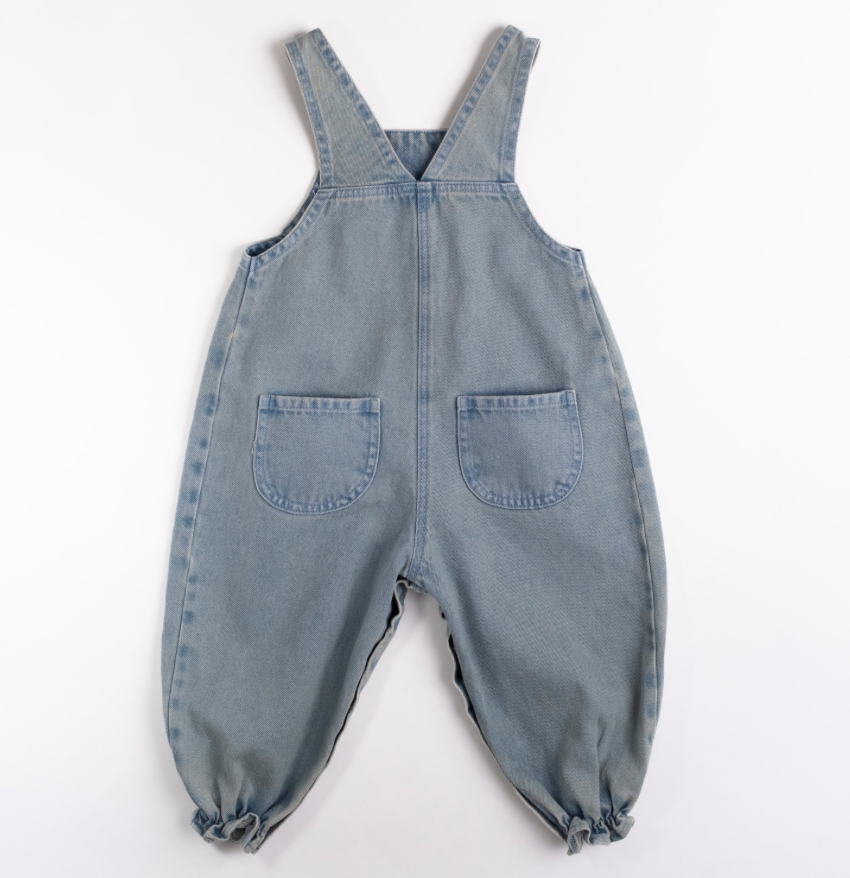 Wild Wawa Overall Romper | Denim Darling