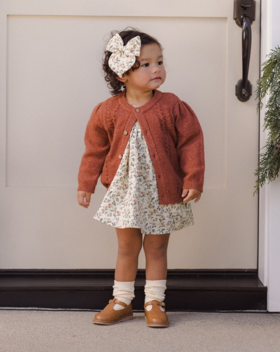 Quincy Mae Holly Cardigan | Redwood