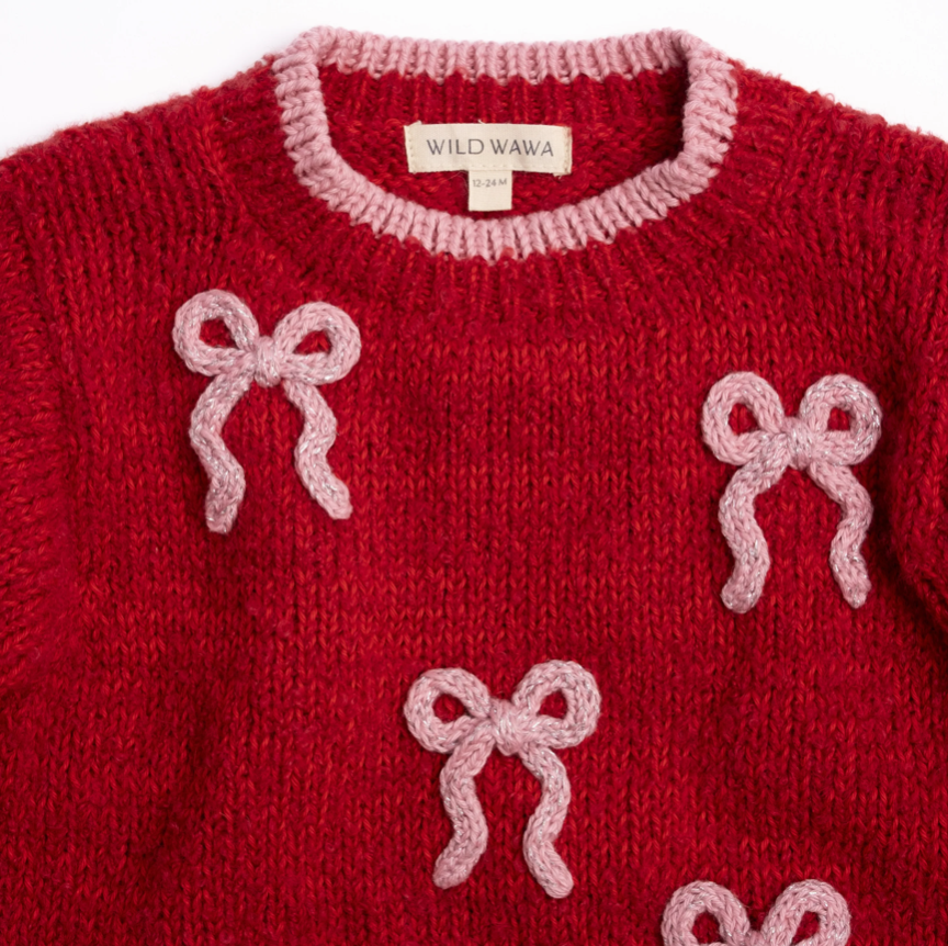 Wild Wawa Sweater | Bow