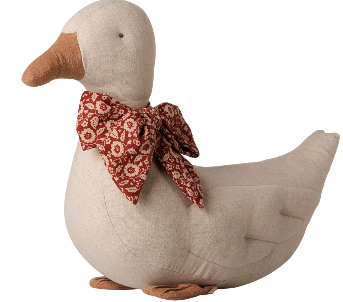 Maileg Duck with Bow | Sand