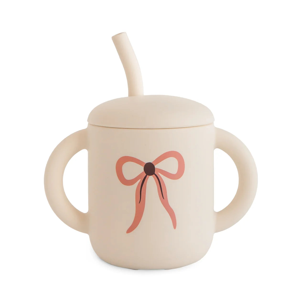 Mushie Silicone Training Cup | Bows