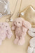 Jamie Kay Snuggle Bunnies Key Charm | Blush