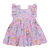 Pink Chicken Girls Elsie Dress | Lavender Watercolor Bows