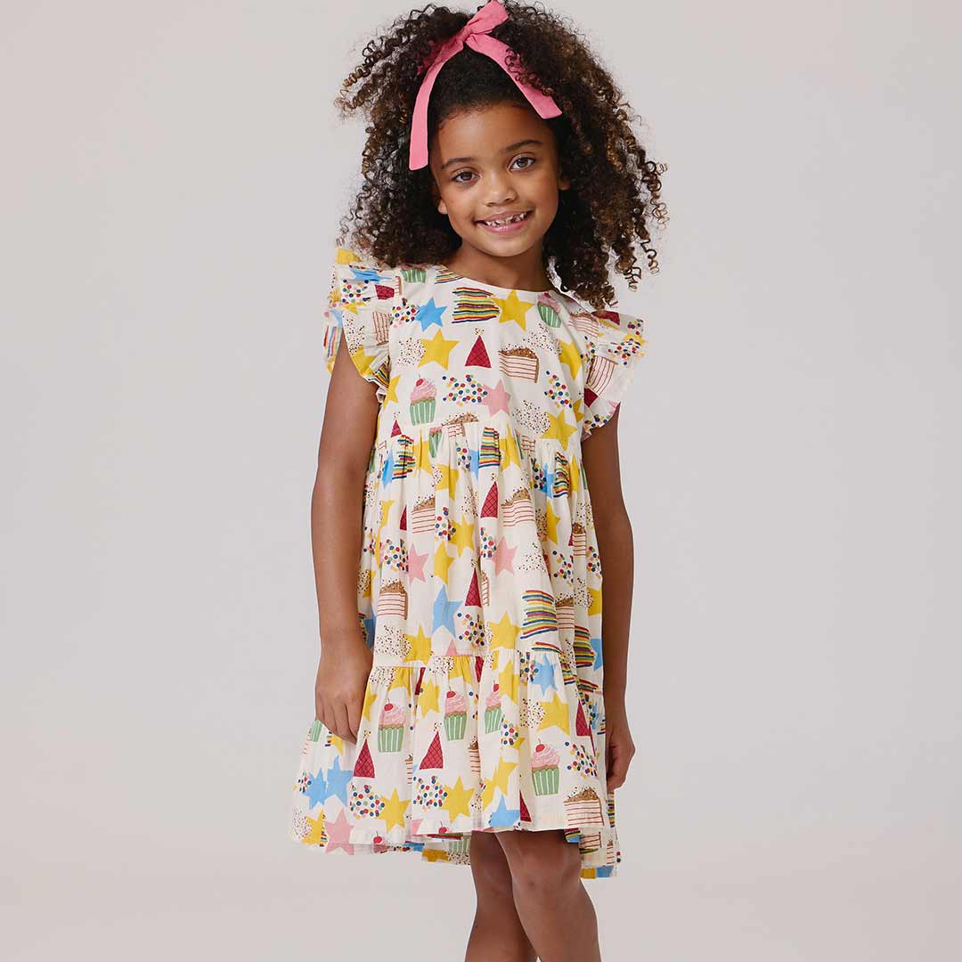 Pink Chicken Girls' Jennifer Dress | Birthday Star