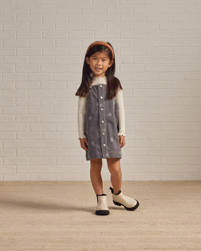 Rylee + Cru Button Jumper | Peace Embroidery