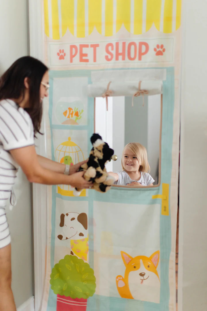 Swingly Pet Shop & Groomers Storefront Doorway Play Space
