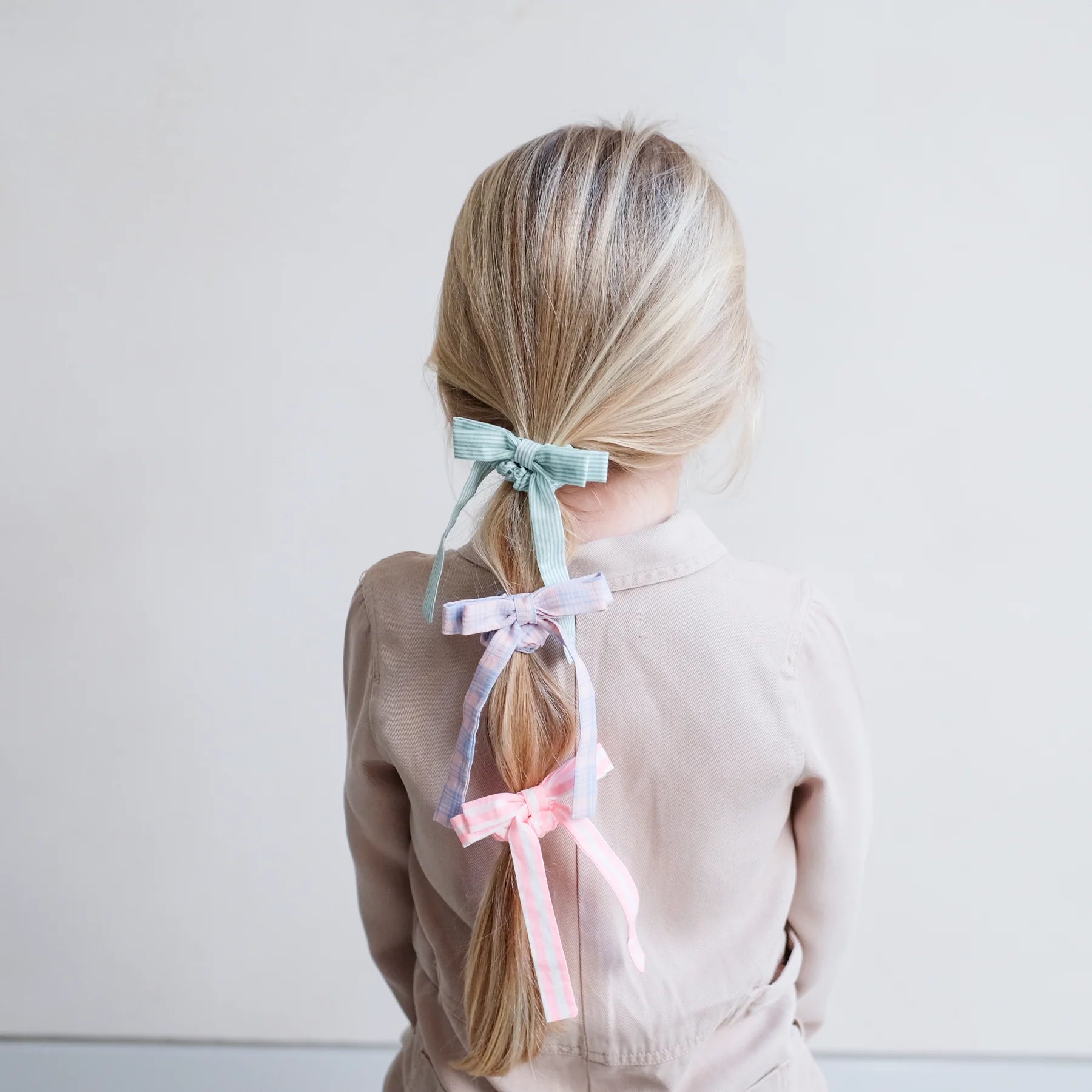 Mimi & Lula Summer Stripes Bow Scrunchies