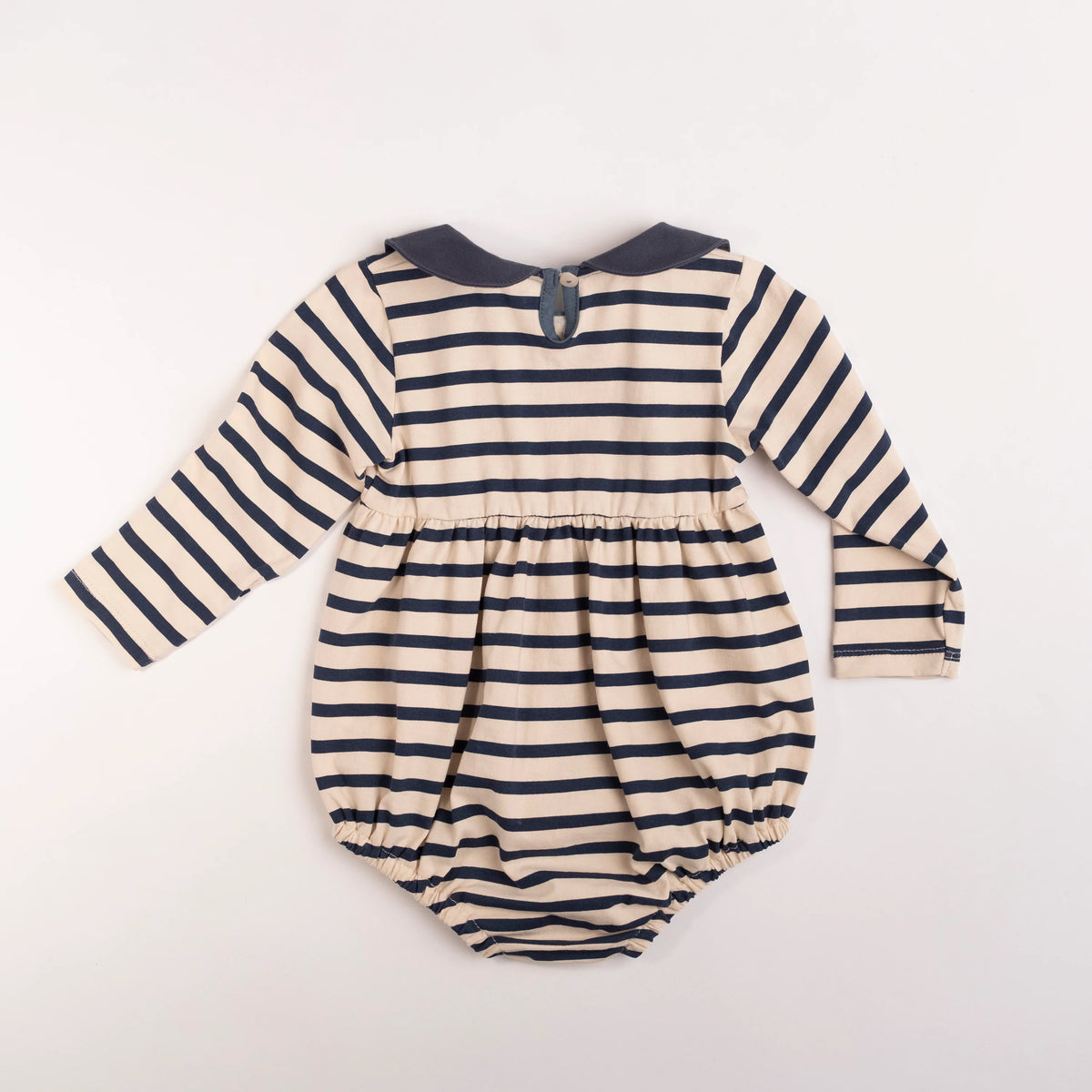 Wild Wawa Marina Romper | Navy Stripe