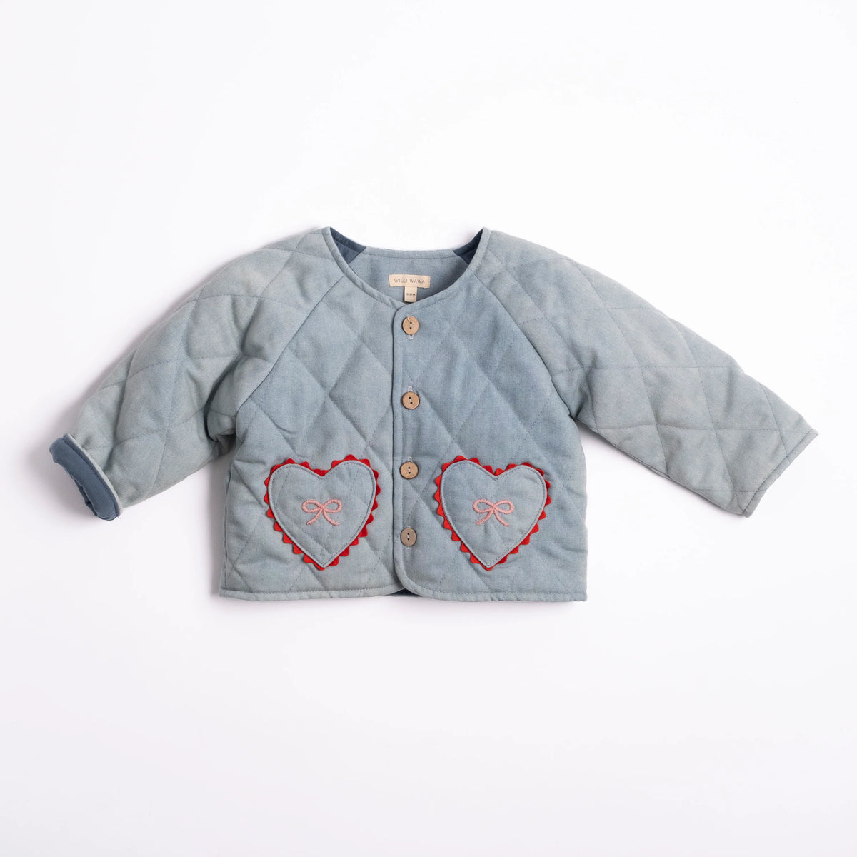 Wild Wawa Quilted Jacket | Denim Darling