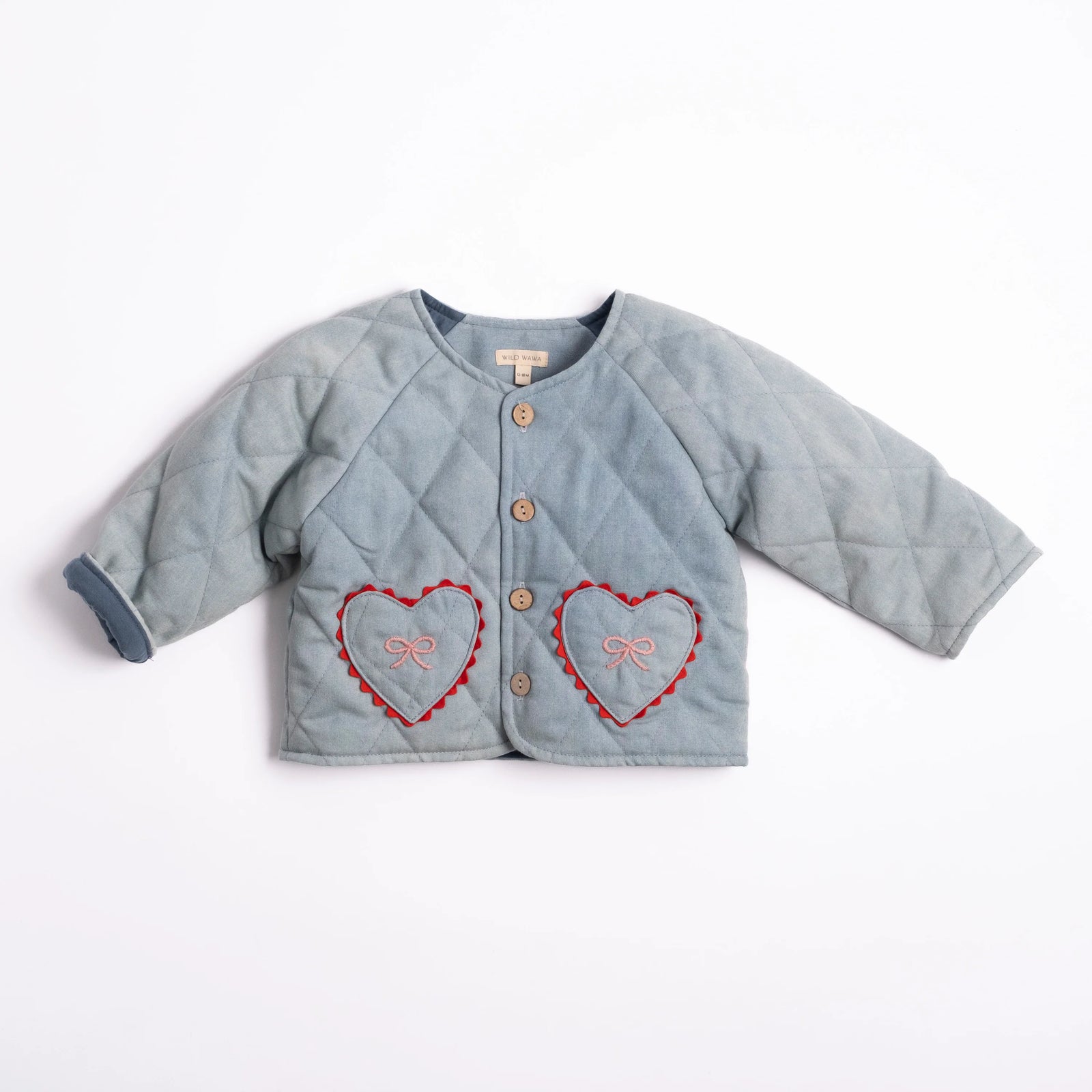 Wild Wawa Quilted Jacket | Denim Darling