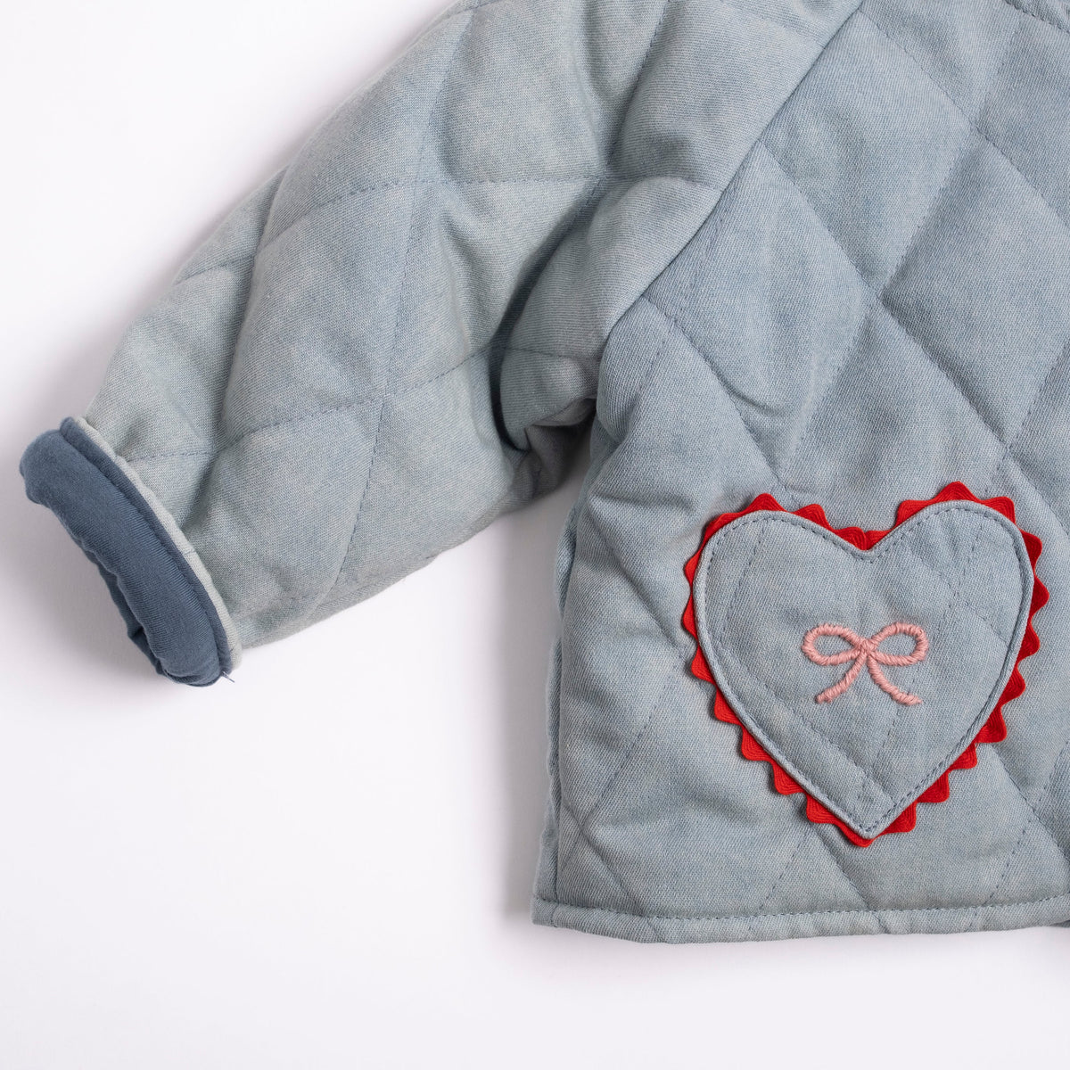 Wild Wawa Quilted Jacket | Denim Darling
