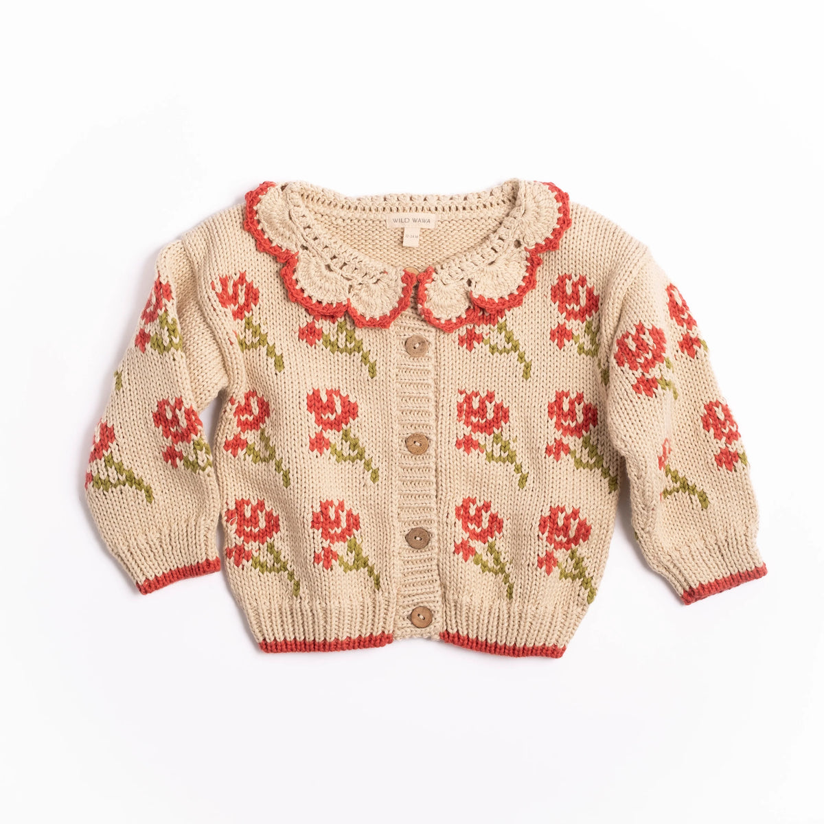 Wild Wawa Ines Cardigan | Rouge Bloom
