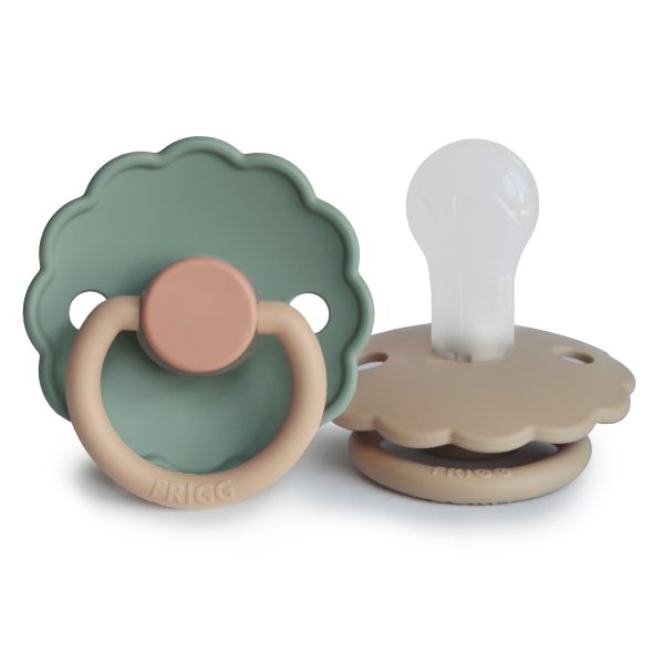 FRIGG Natural Daisy Night Silicone Pacifier | Willow + Croissant
