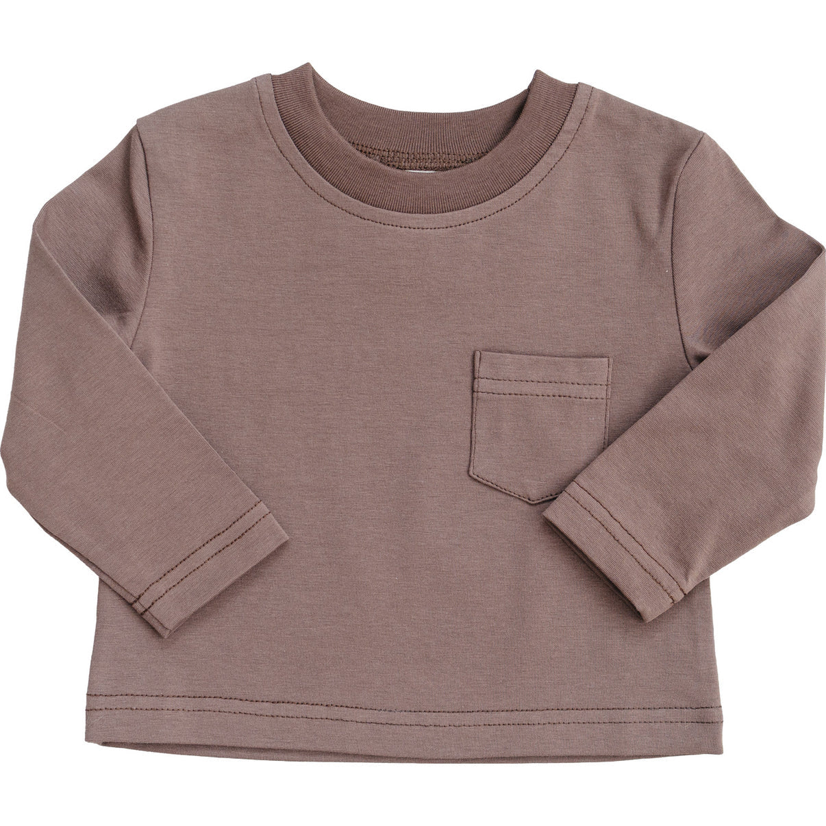 Mebie Baby | Brown Long Sleeve Tee