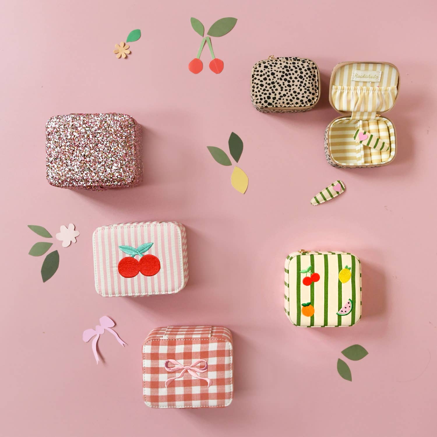 Rockahula Kids Striped Cherry Jewelry Box