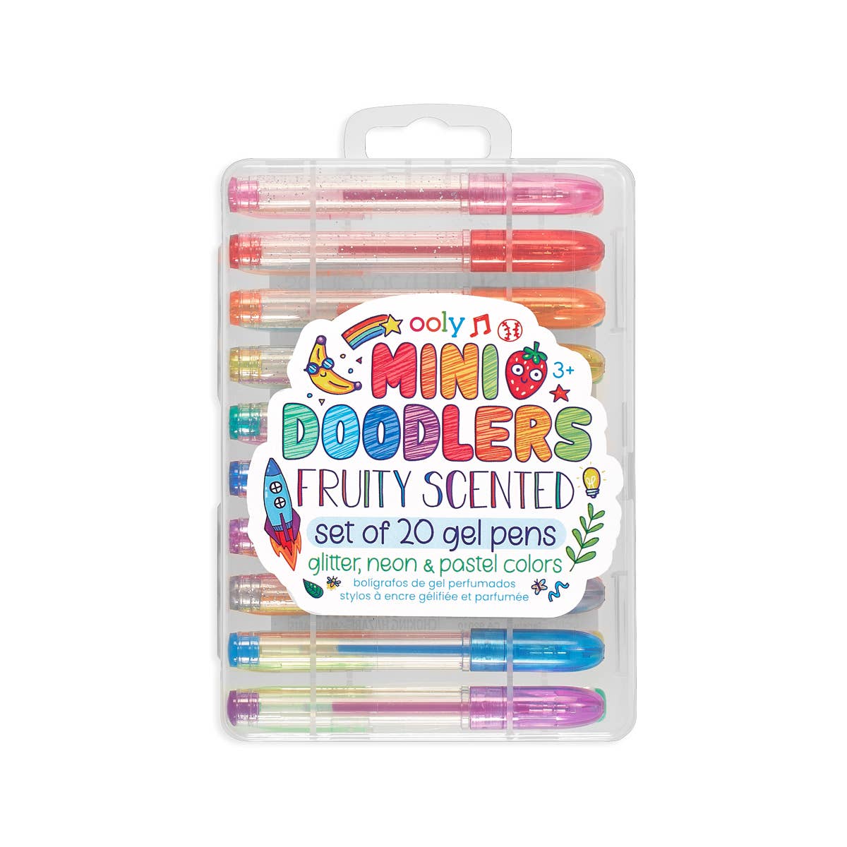 OOLY Mini Doodlers Fruity Scented Gel Pens | Set of 20