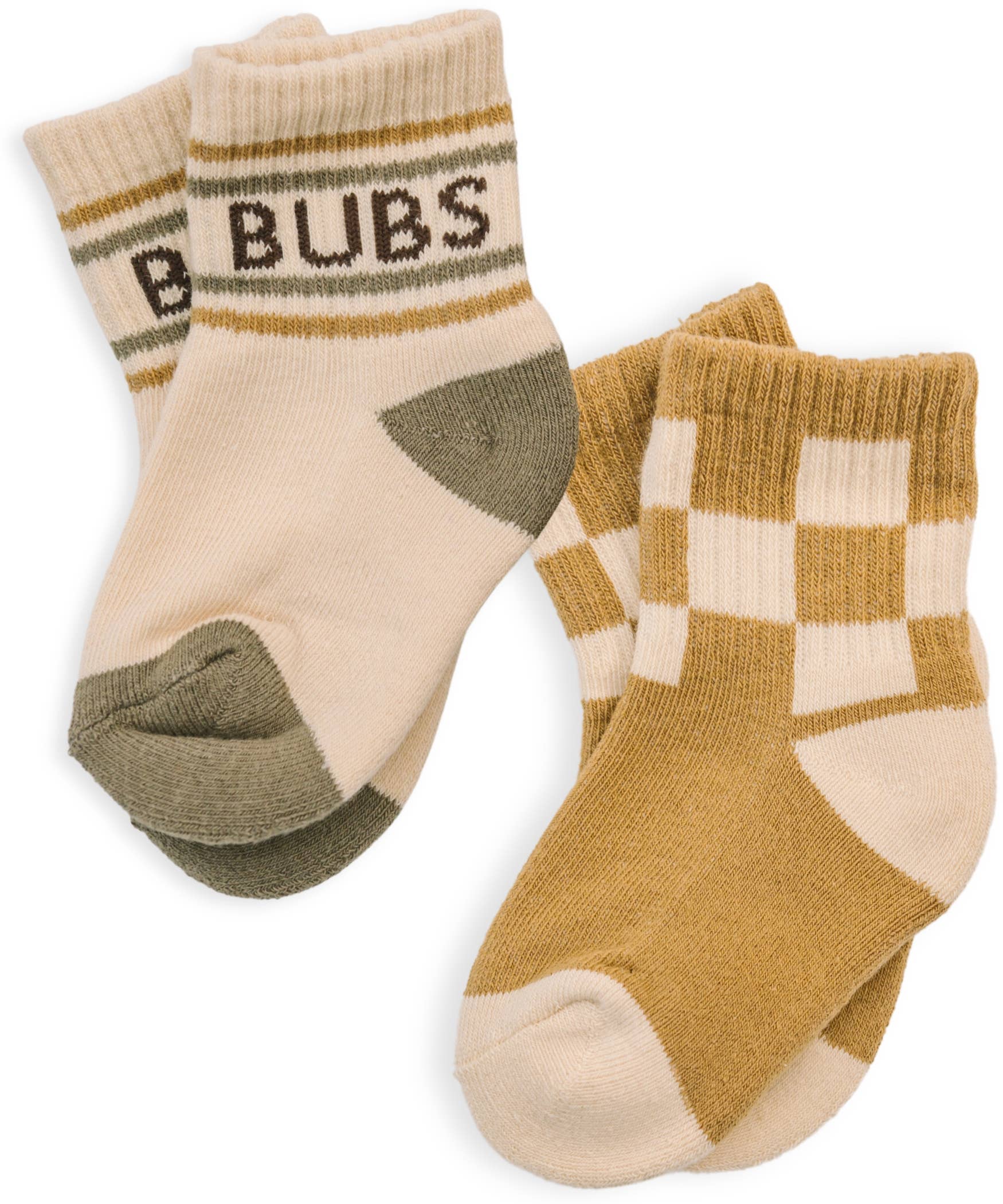 Bubs + Checkered Sock Pair