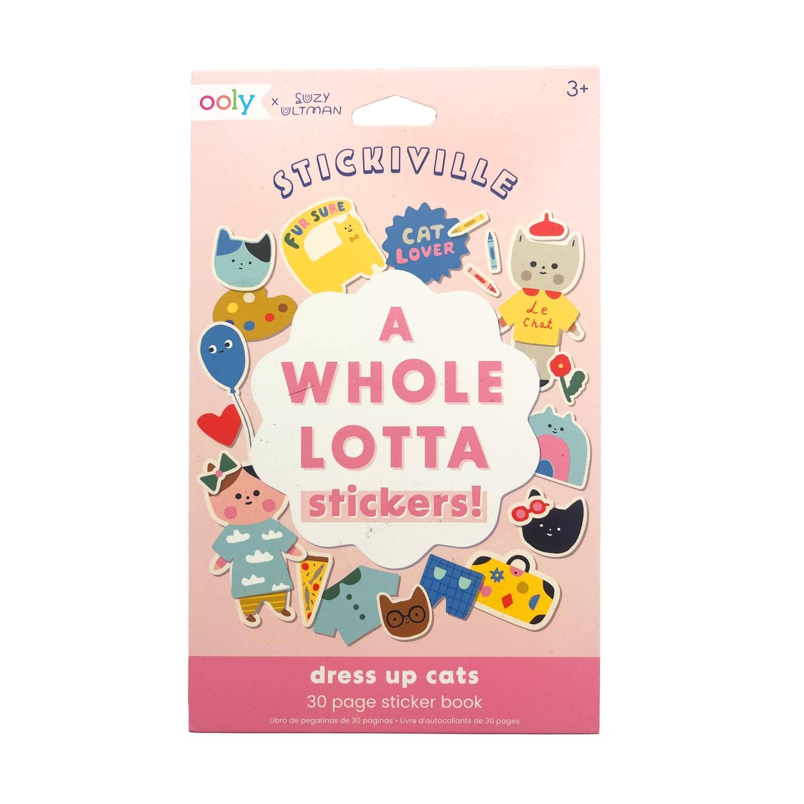 OOLY Stickiville Stickers | Dress up Cats