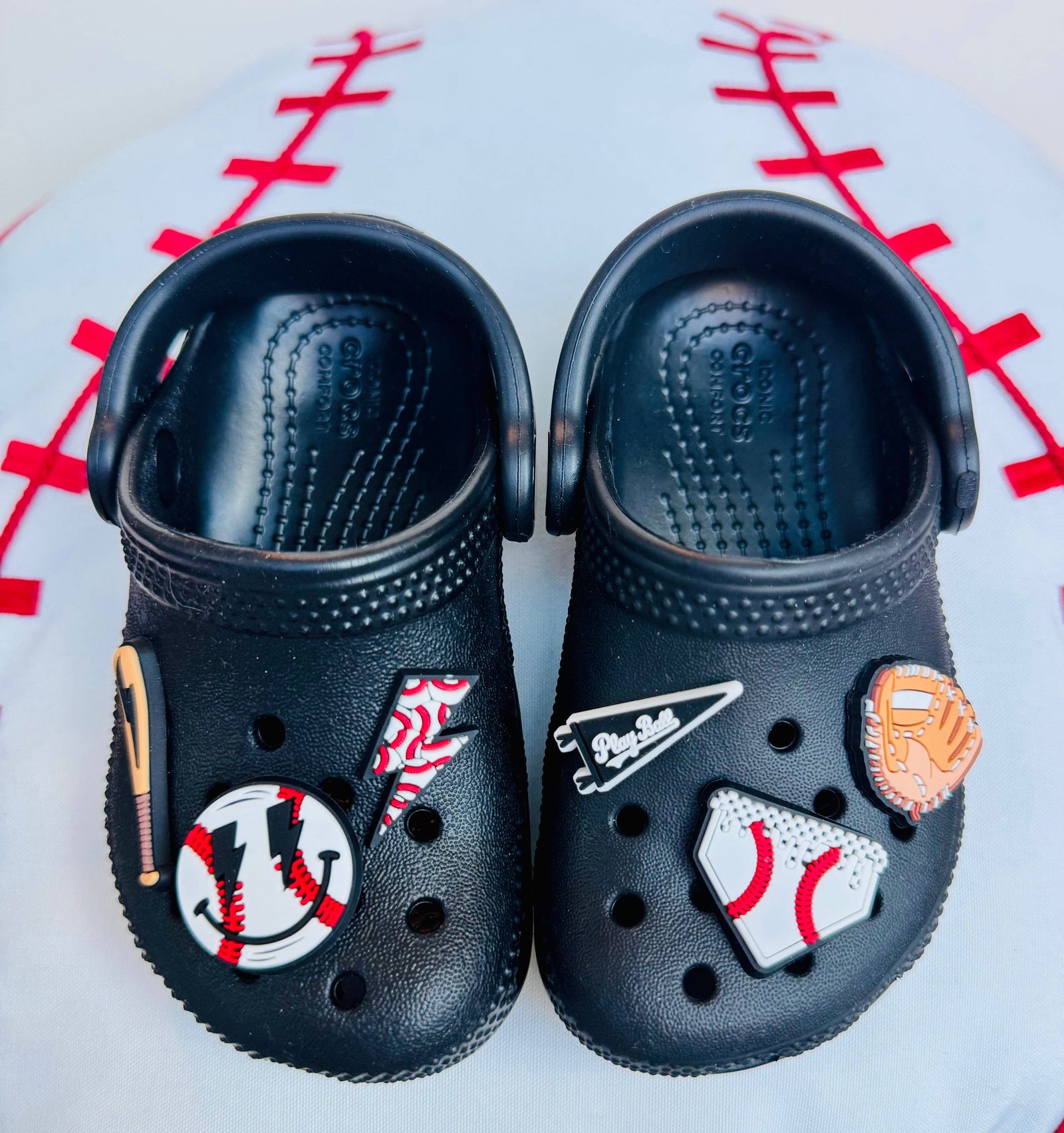 Play Ball Shoe Charms