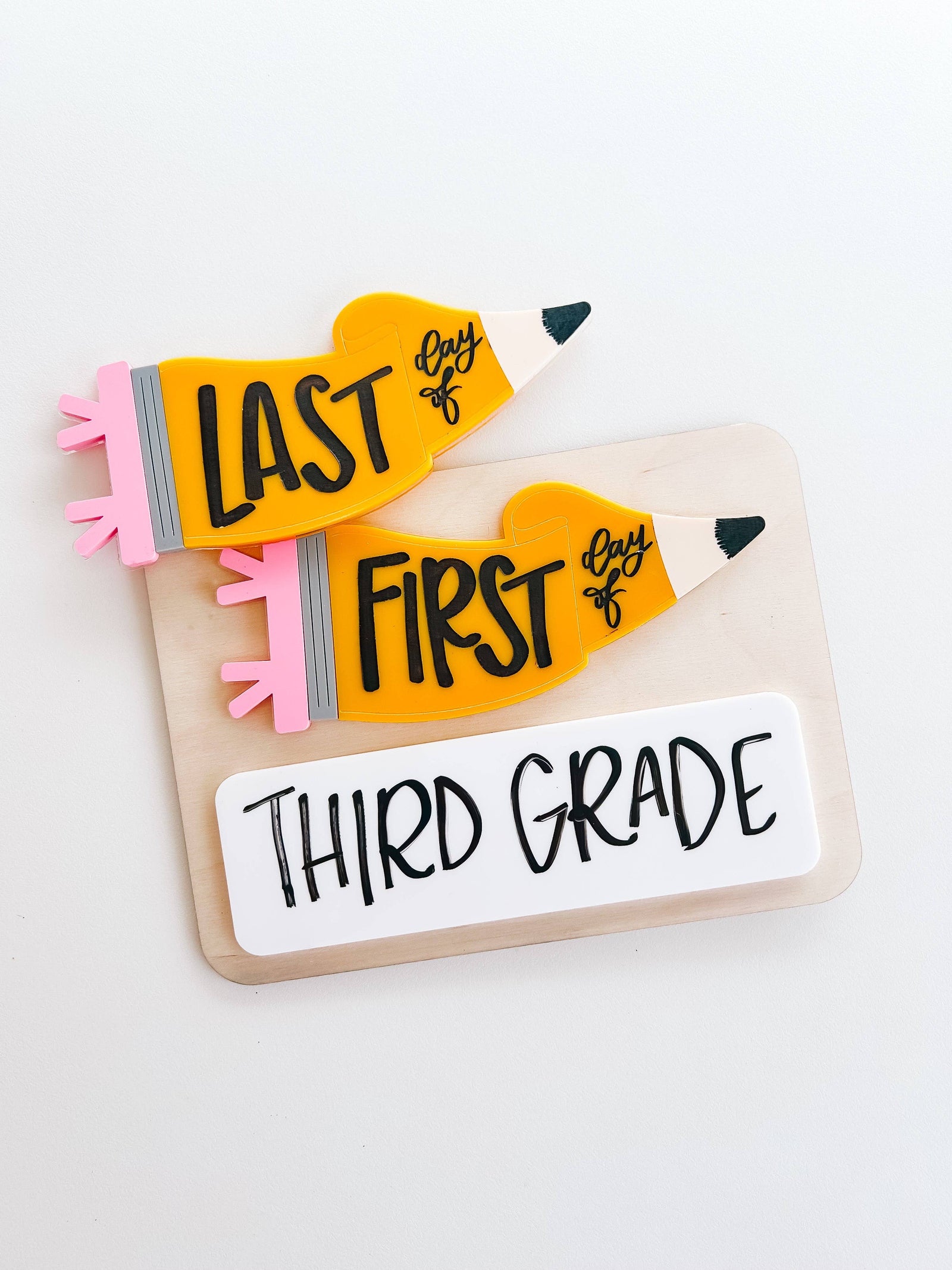 First/Last Day of School Whiteboard Sign | Pencil Pennant