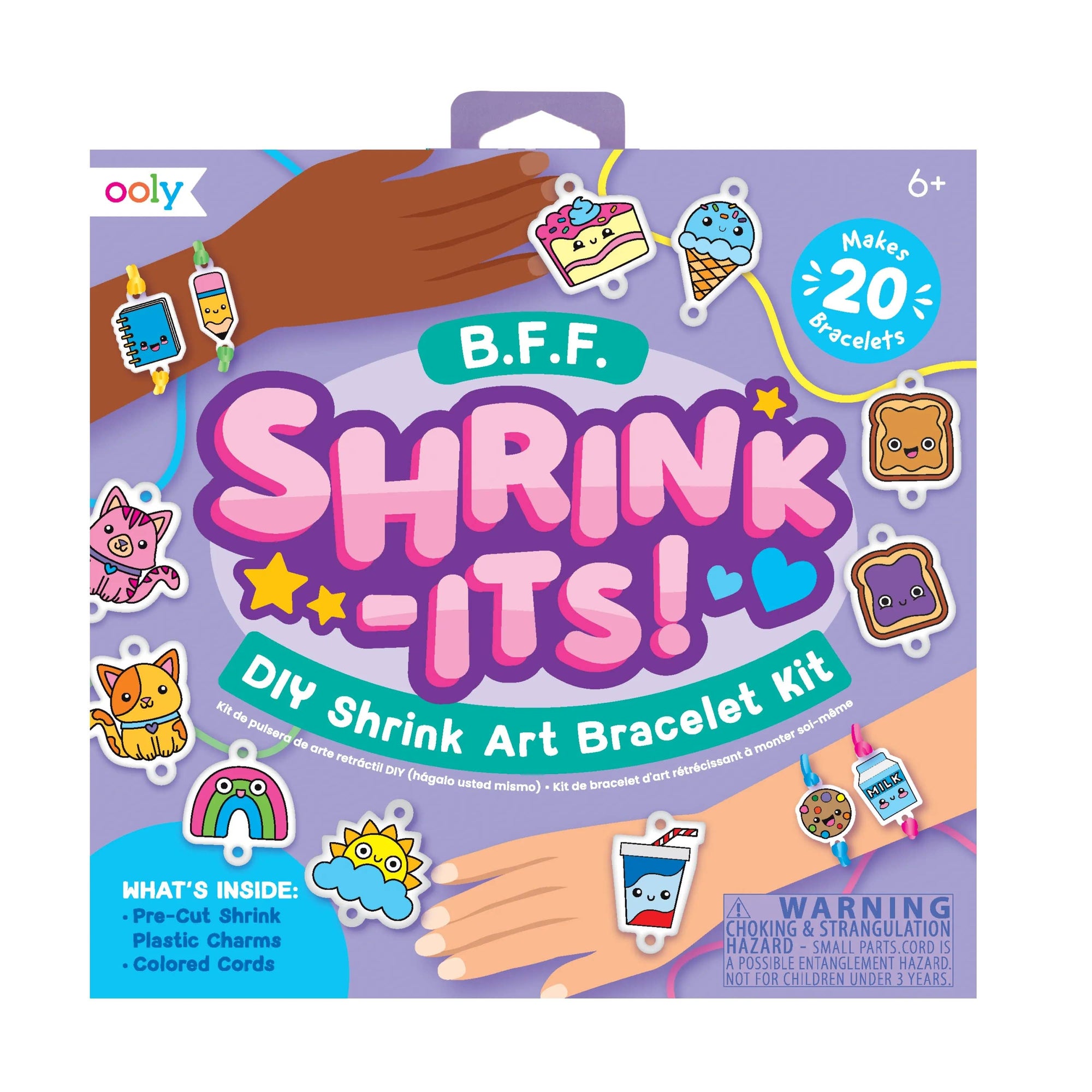 OOLY - Shrink-Its! D.I.Y. Shrink Art Bracelets Kit - B.F.F.