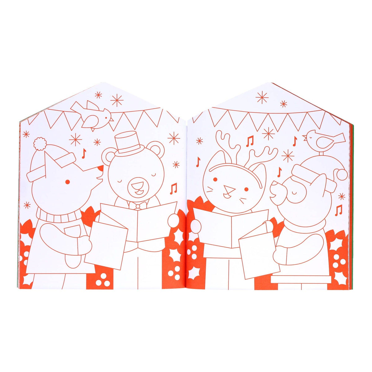 Chronicle Books - Christmas Coloring Book + Stickers