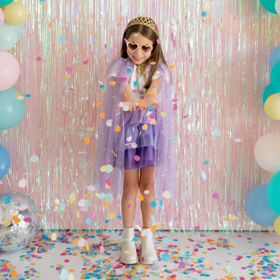 Lavender Star Cape | Kids Dress Up Cape