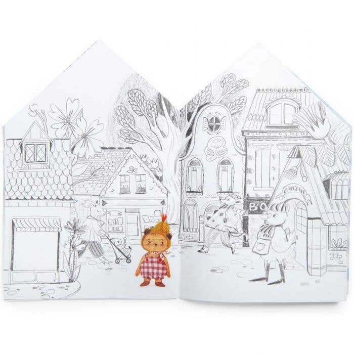 Moulin Roty Les Minouchkas Coloring Sticker Book