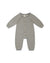 Quincy Mae Waffle Longsleeve Jumpsuit | Navy Stripe