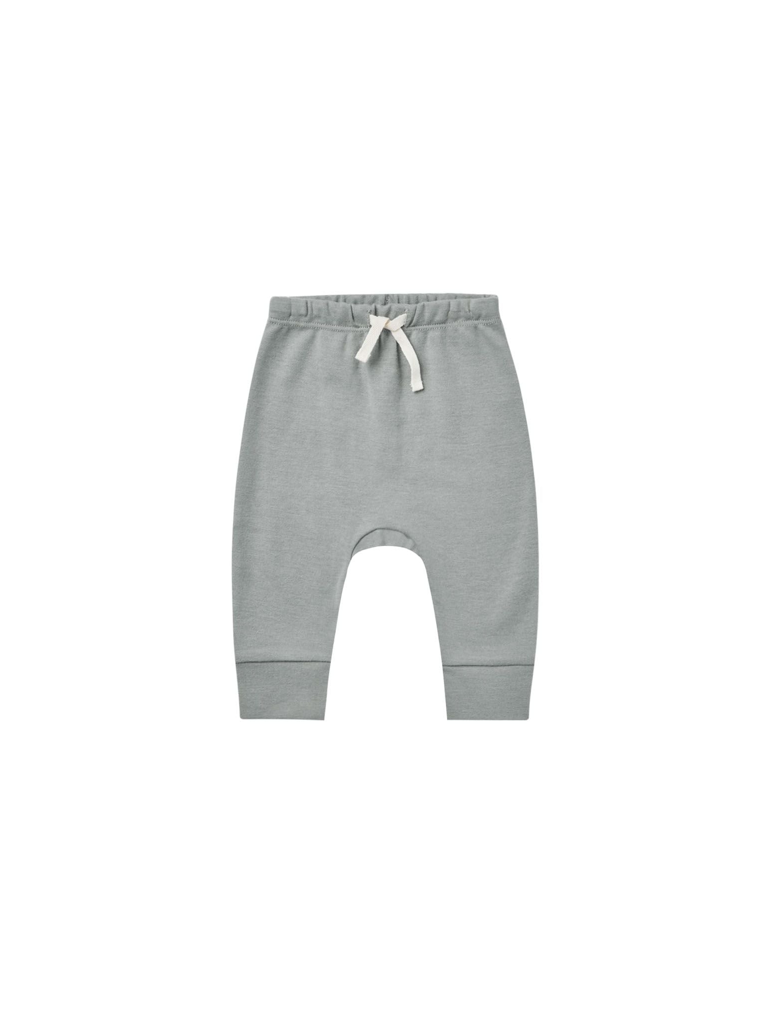 Quincy Mae Drawstring Pant | Dusty Blue