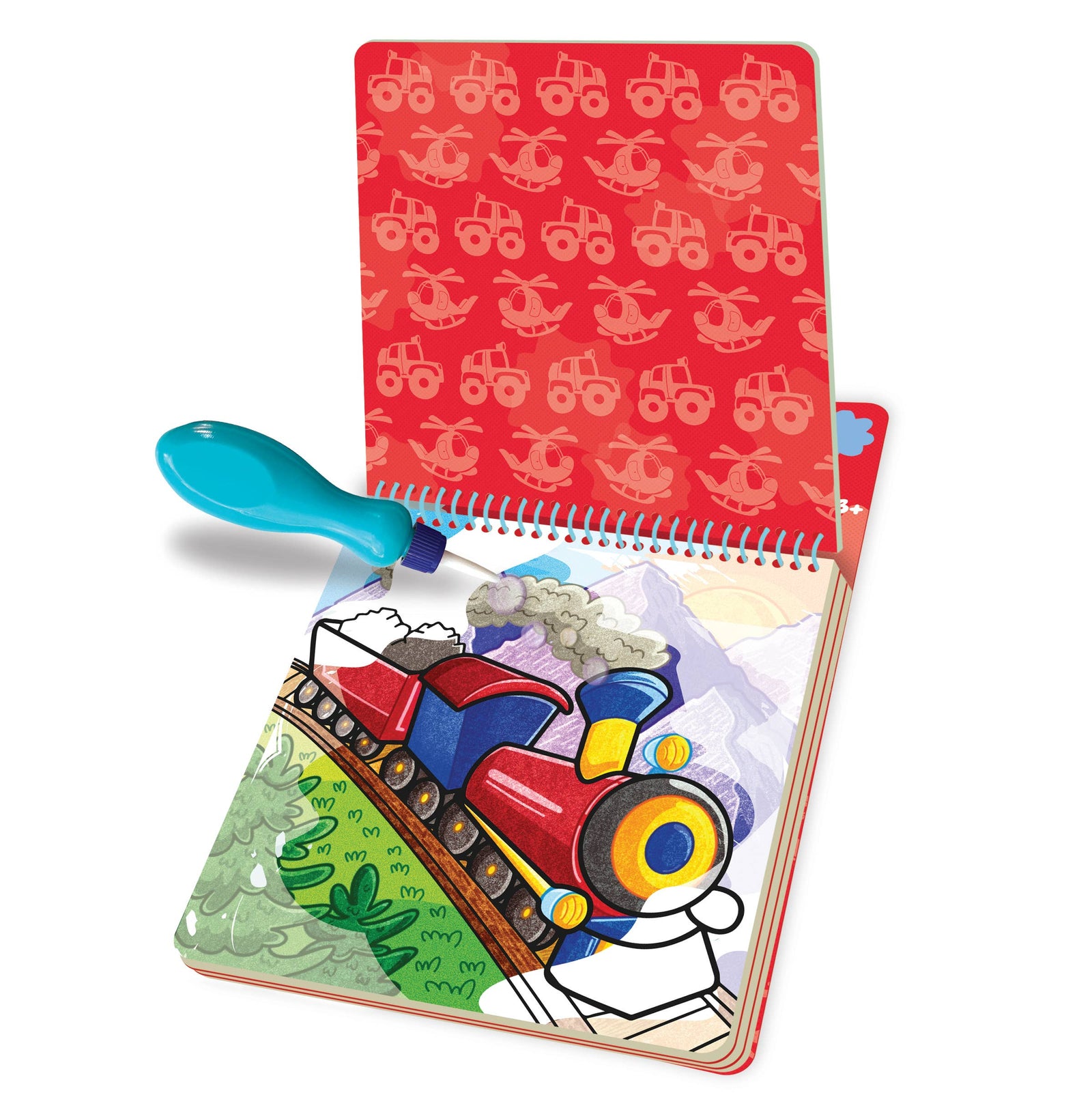 Bright Stripes Splash*Tastic Vehicles Water Art Pad