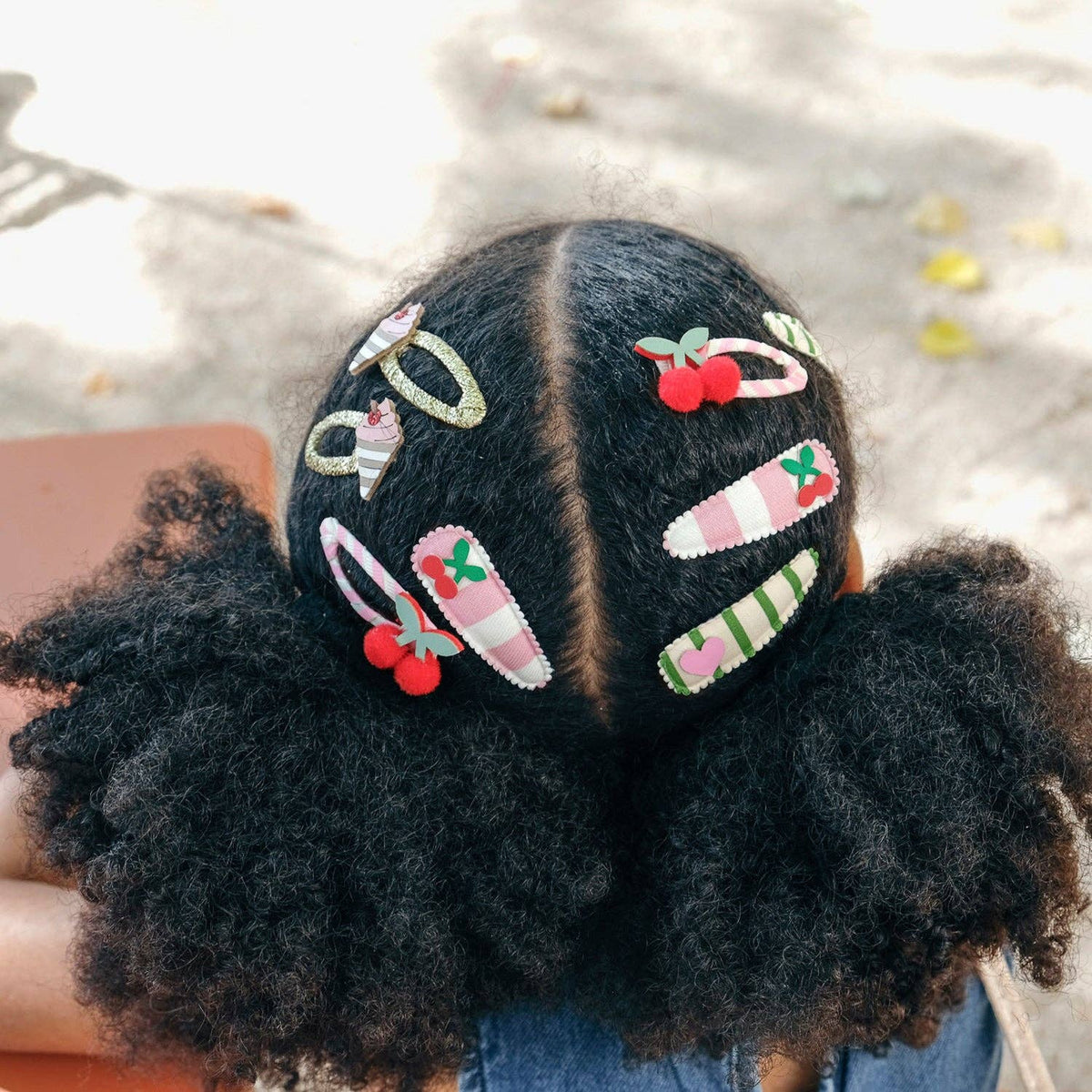 Rockahula Kids Cherry Kiss Stripy Clips
