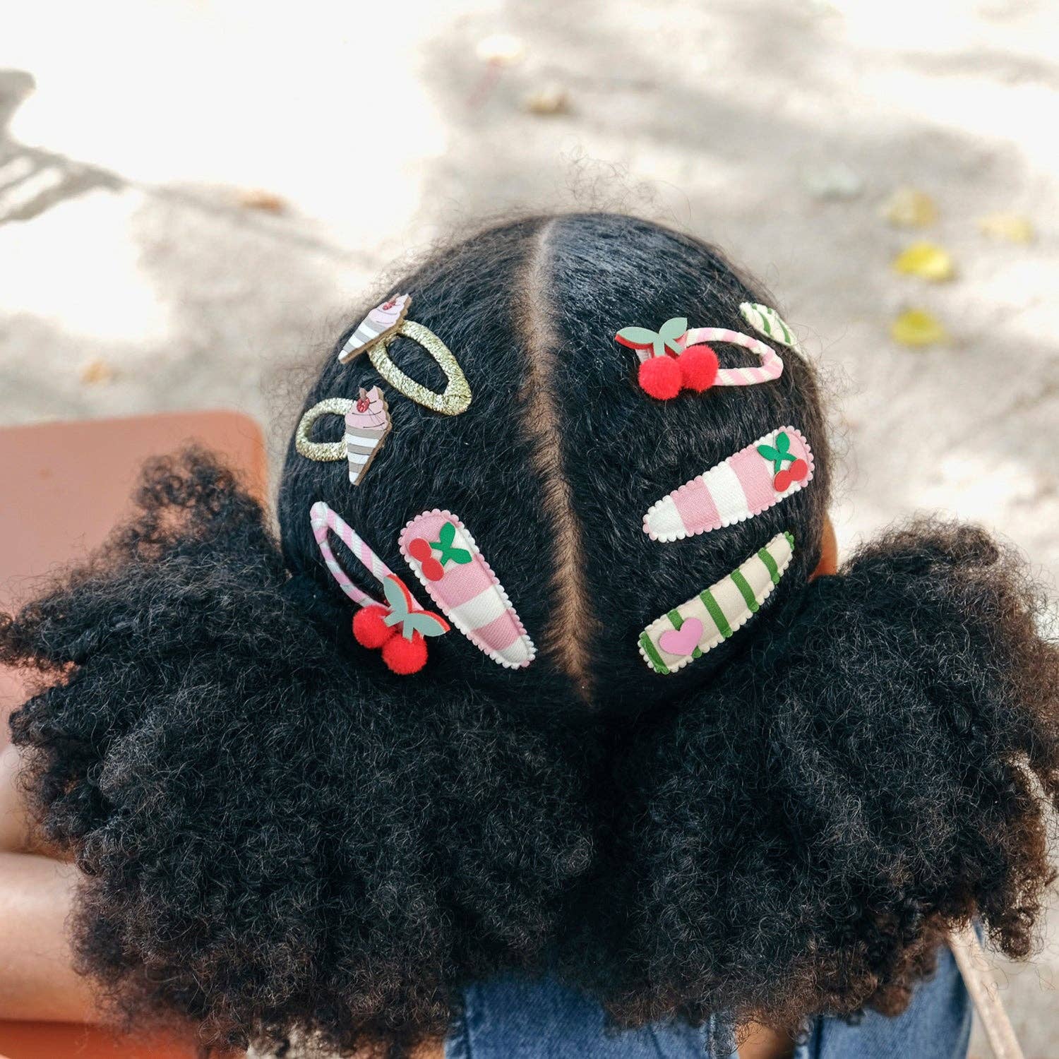 Rockahula Kids Cherry Kiss Fabric Clip Set