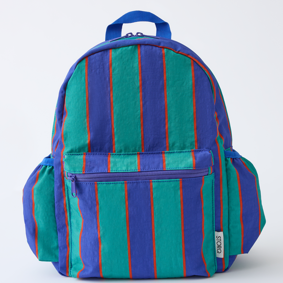 Kindred Bravely Cool Kid Backpack | Navy + Green Stripe