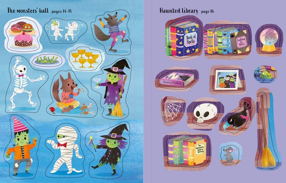HarperCollins - First Sticker Book Halloween : Usborne