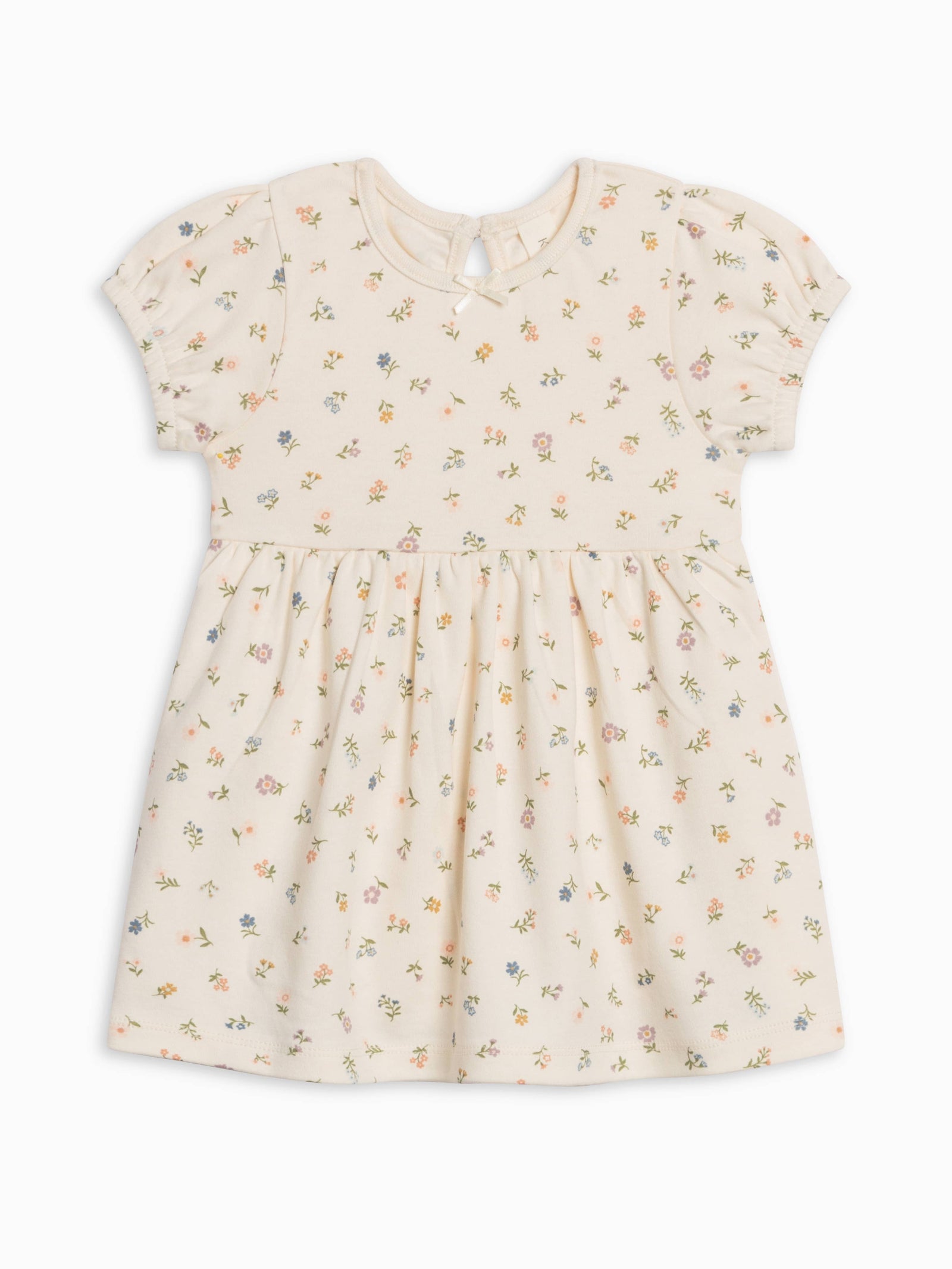 Colored Organics Rhoda Puff Sleeve Bodysuit Dress | Petaline Floral