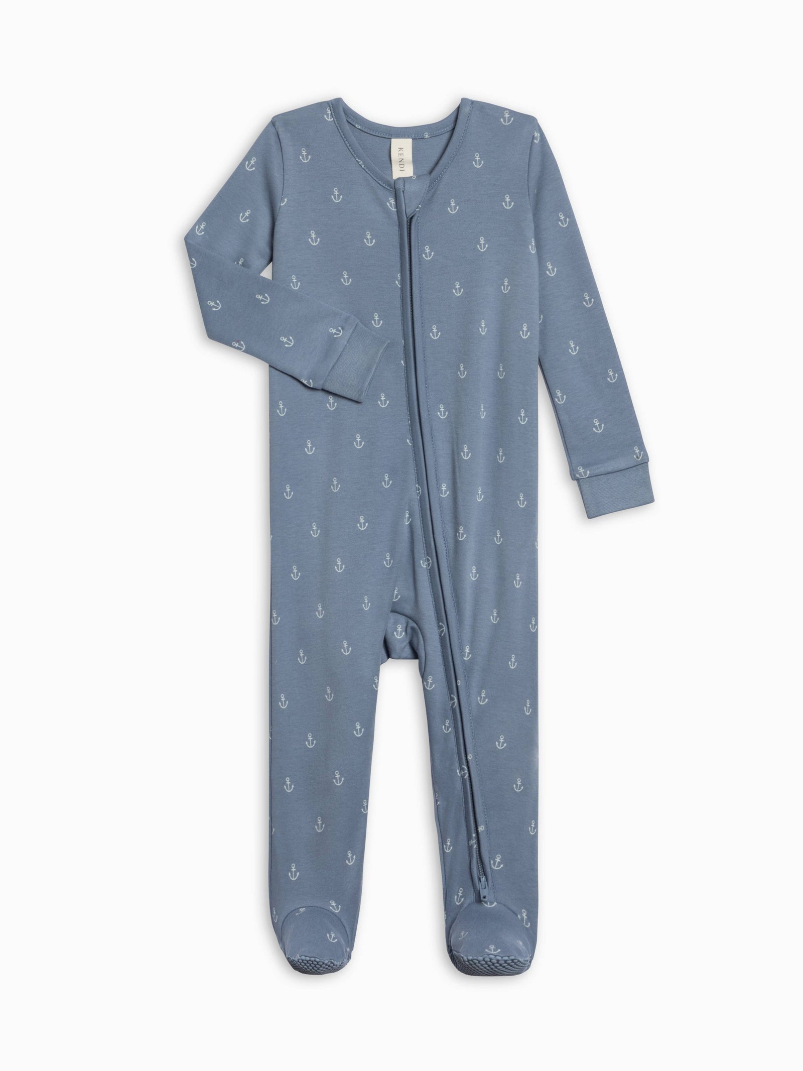 Colored Organics Peyton Zipper Sleeper | Anchor