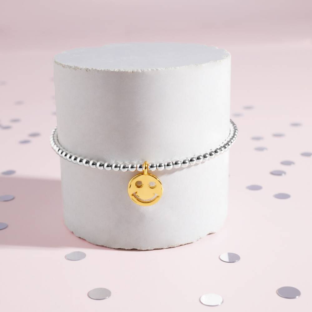 A Littles & Co Silver Plated Bracelet | Happiness