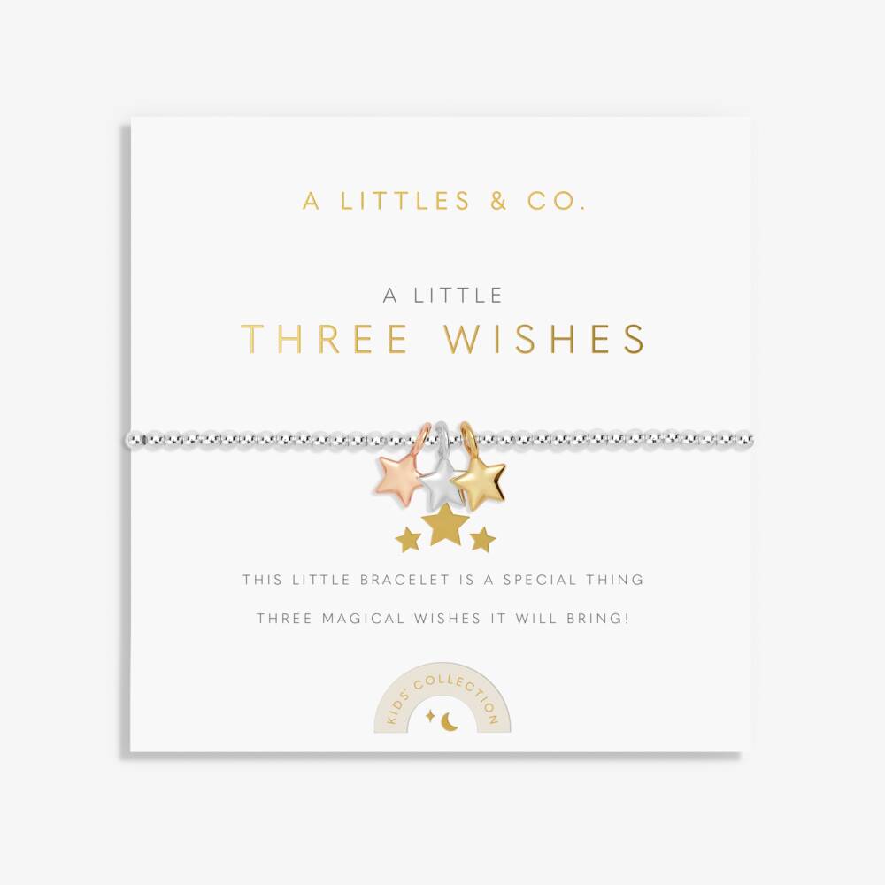 A Littles & Co Silver Plated Bracelet | Three Wishes